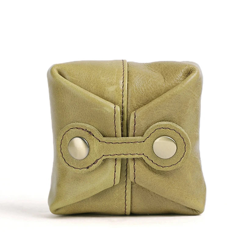 Creative Burden Coin Purse Cute Japanese Style genuine Leather Coin Purse Retro Handmade Mini Storage Coin Bag Wholesale